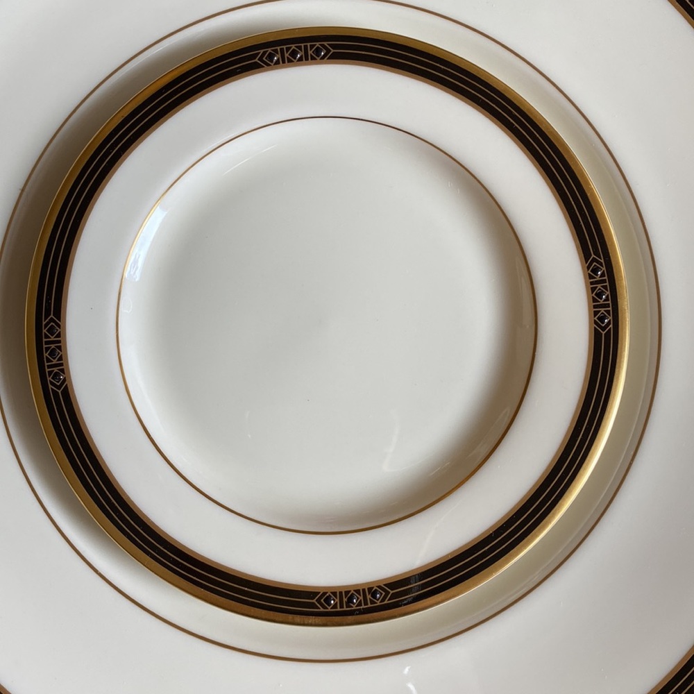 LENOX Langdon Gate Ambassador Collection 5 Piece Place Setting made in USA New - Picture 13 of 17